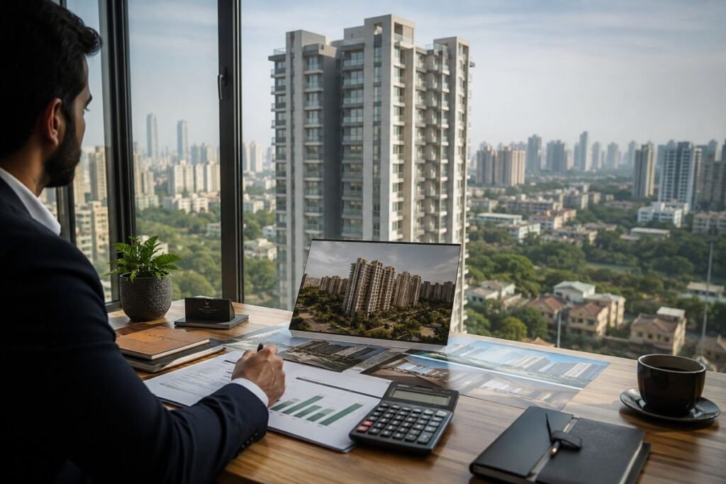 Gurugram Sector 69 property investment with premium apartment towers and financial analysis