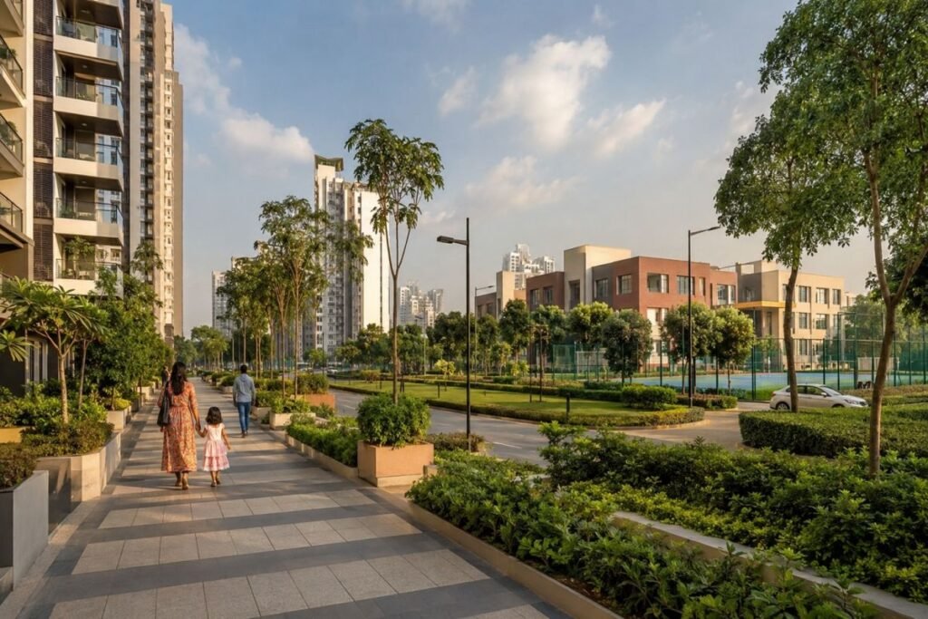 Social infrastructure near Sector 69 Gurugram including schools hospitals retail and residential communities