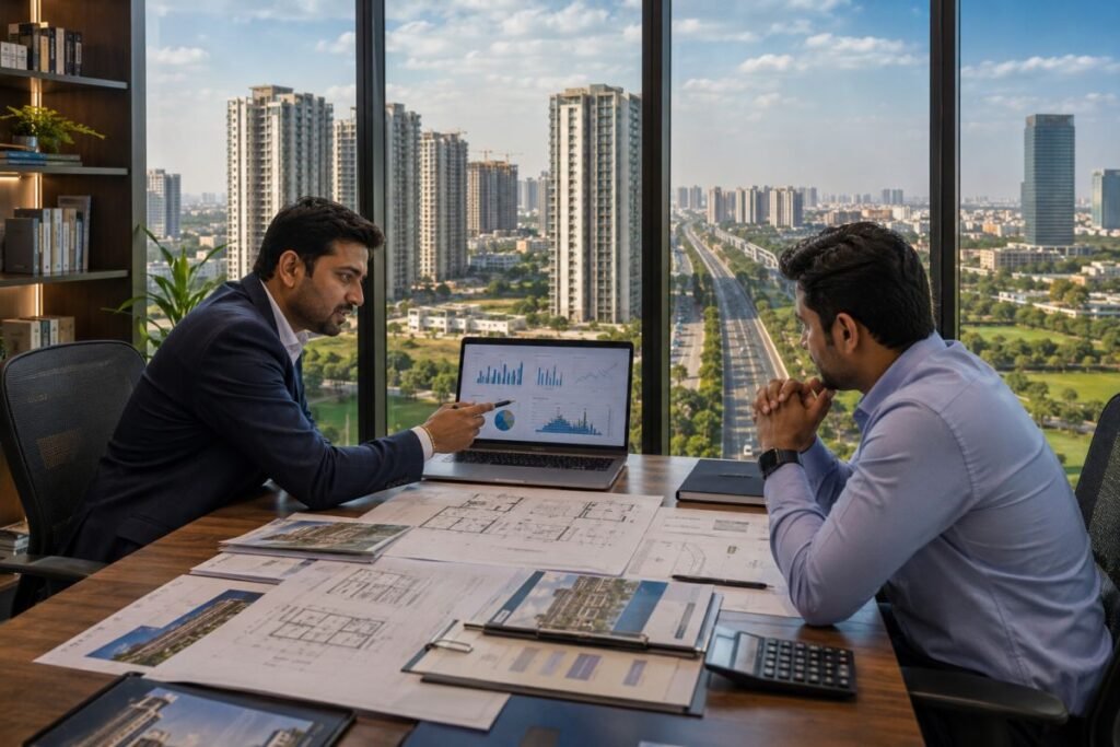 Investor evaluating Signature Global Gurugram property investment