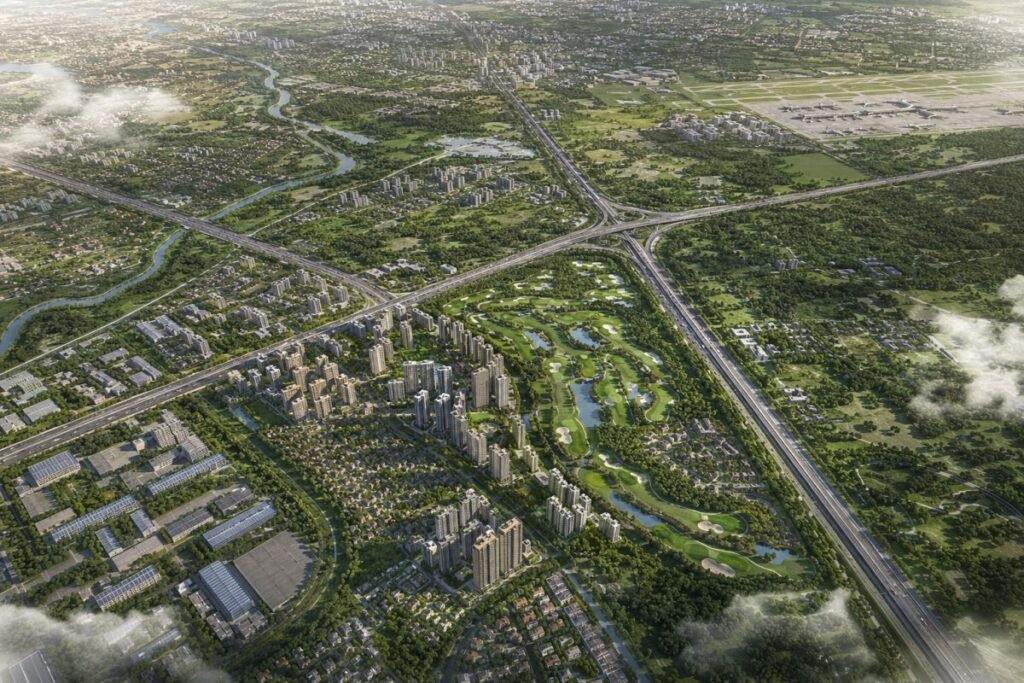 Location of Sobha Aranya Sector 80 near Dwarka Expressway NH-48 and IMT Manesar