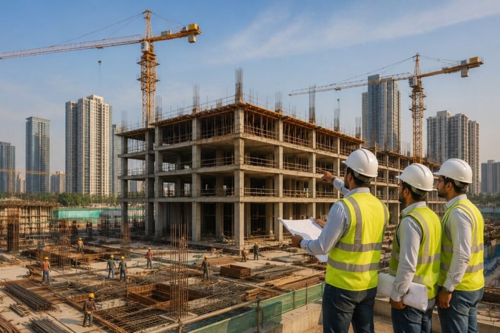 Sobha Crescent early construction phase Sector 63A Gurugram
