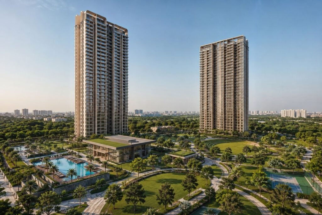 Sobha Crescent low density luxury apartment towers Gurugram
