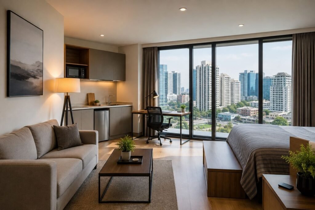 Major Gurugram rental corridors for studio apartments