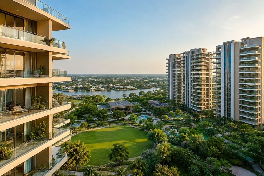 Low-density luxury residential design at Vatika Sovereign Park