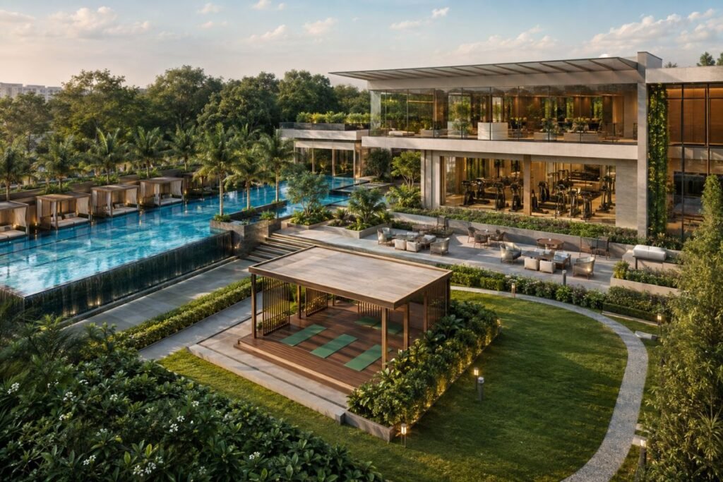 Luxury clubhouse and wellness amenities at Whiteland Westin Residences