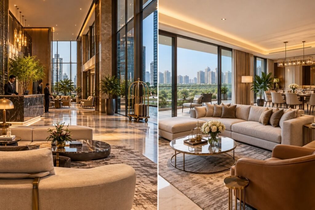 Branded residence vs conventional luxury apartment in Gurugram