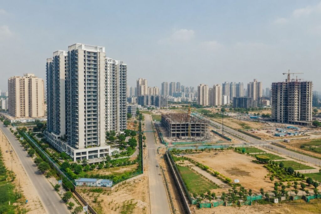 Emerging residential development and construction in Gurugram Sectors 37C and 37D