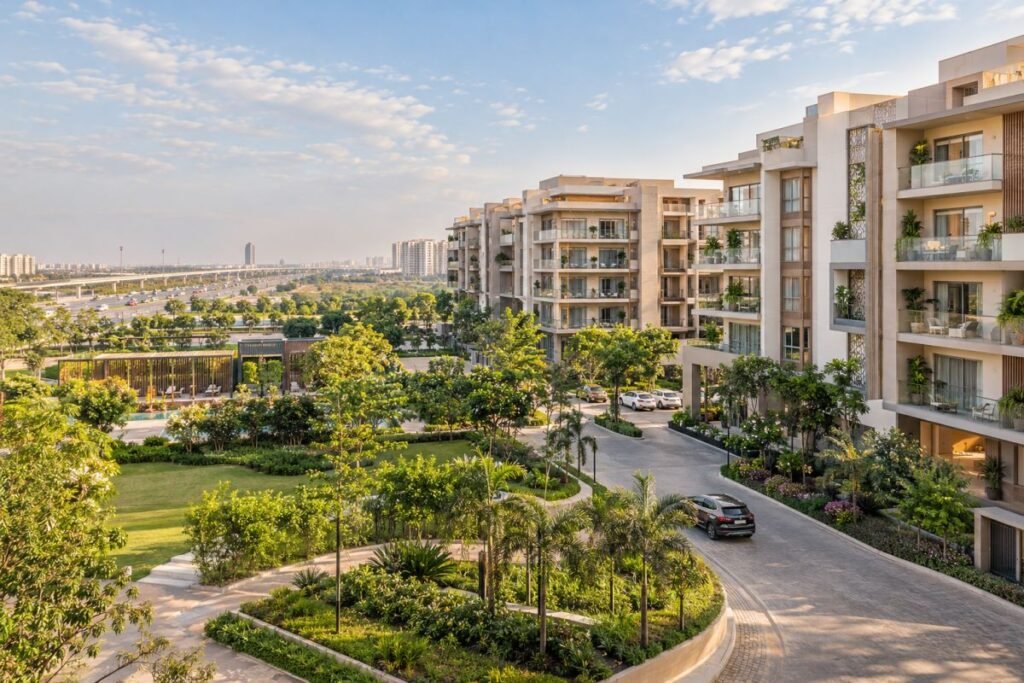 Eldeco Fairway Reserve location and residential surroundings in Gurugram