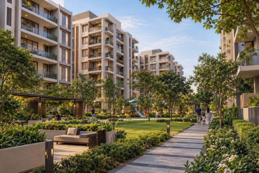 Eldeco Fairway Reserve premium residential project with landscaped surroundings