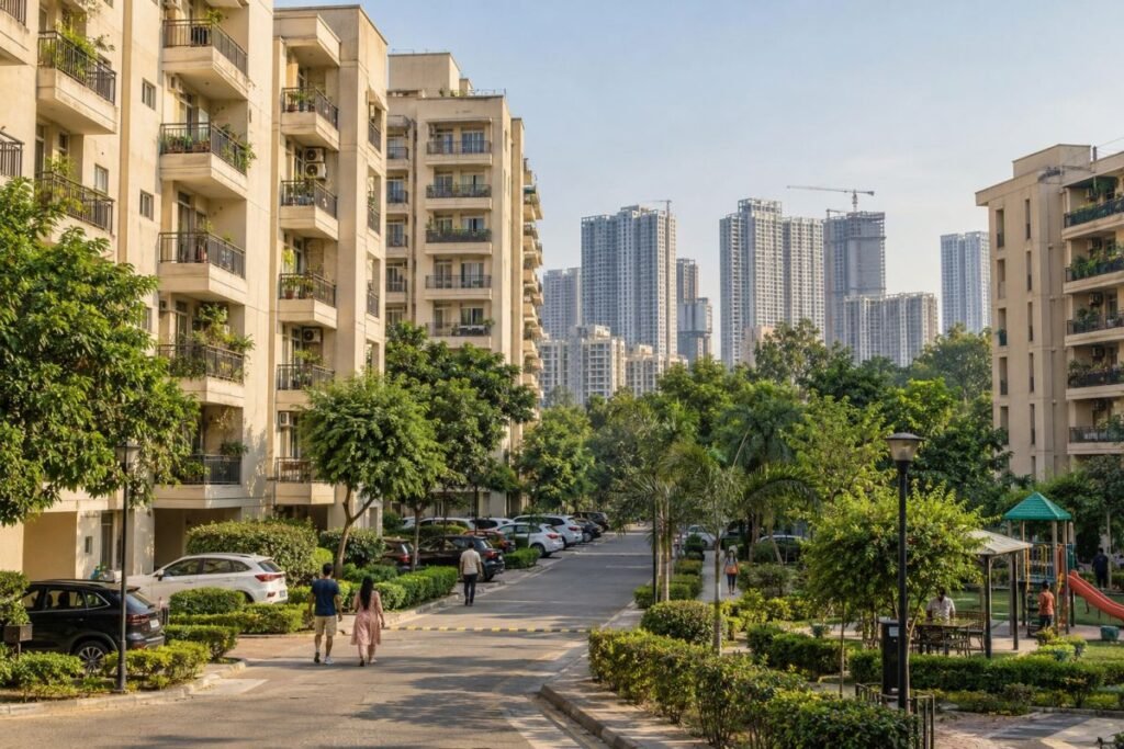 Resale residential property community on Golf Course Extension Road