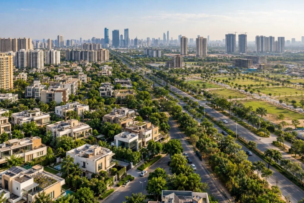Independent house and plot property locations in Gurugram
