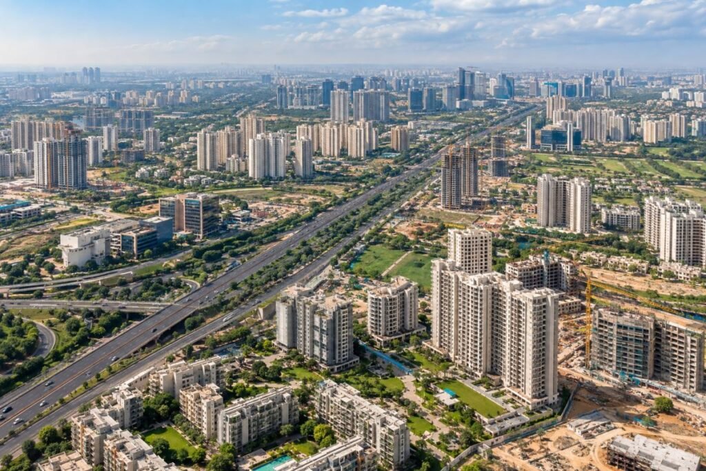Gurugram under-construction property corridors including Dwarka Expressway and New Gurugram