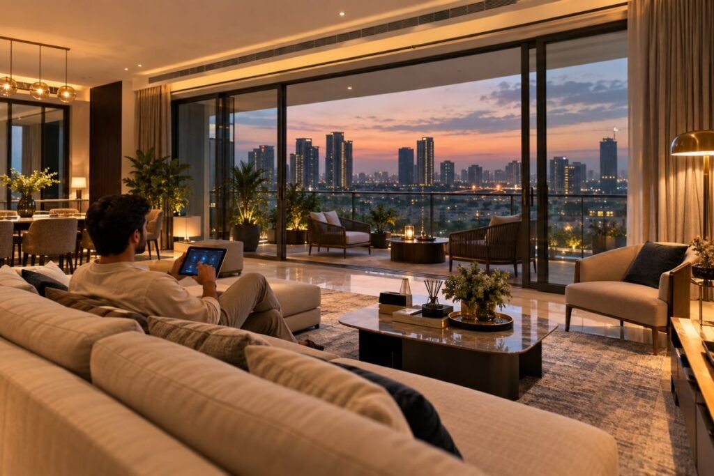 Luxury smart home lifestyle in Gurugram