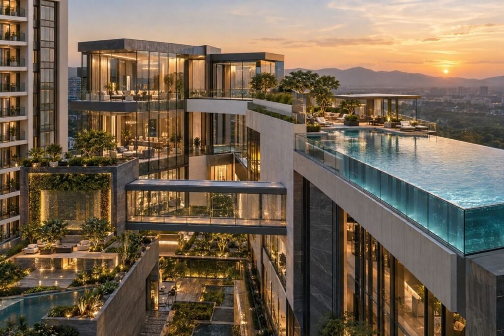 M3M Altitude AirClub luxury clubhouse amenities