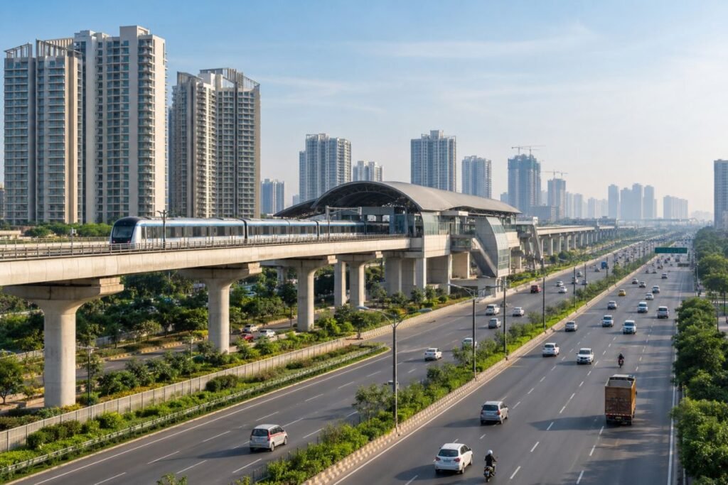 Metro and Dwarka Expressway connectivity in New Gurugram