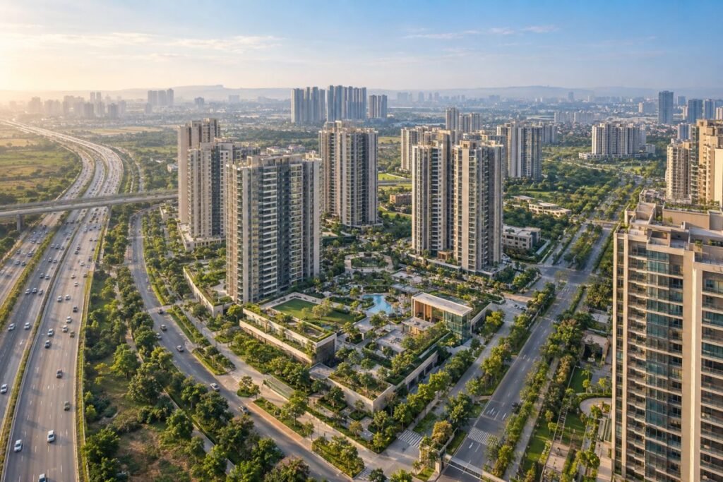 New Gurugram residential properties along Dwarka Expressway and SPR