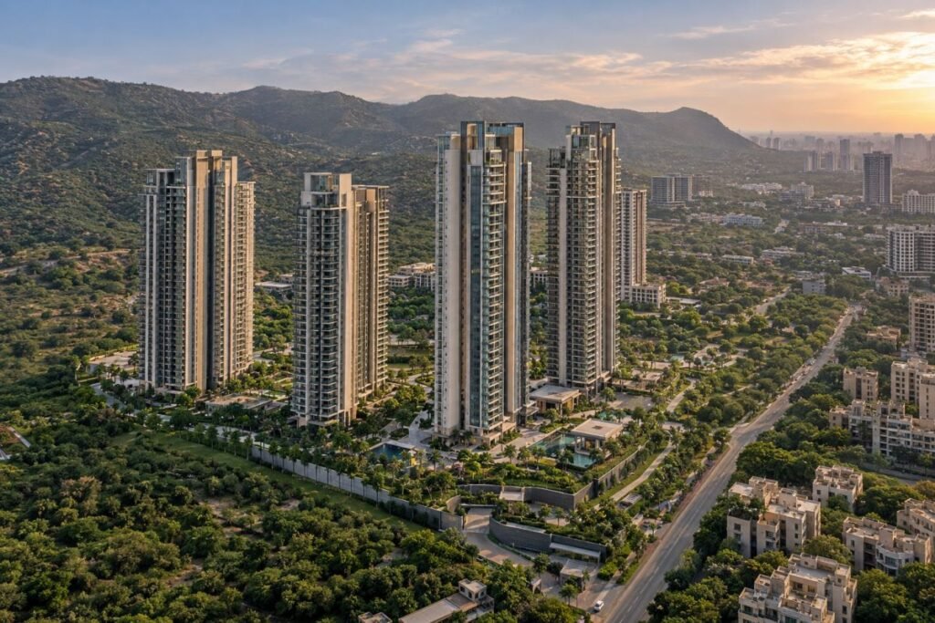 Paras Quartier Gurugram luxury residential project in Gwal Pahari with Aravalli views