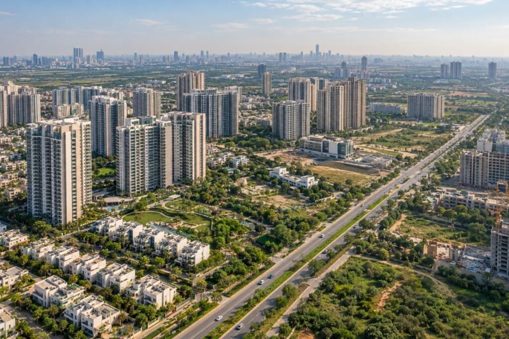 Properties in Sector 36 Gurugram and surrounding residential development