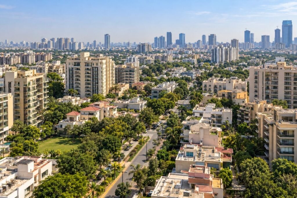 Properties in Sector 46 Gurugram residential neighbourhood
