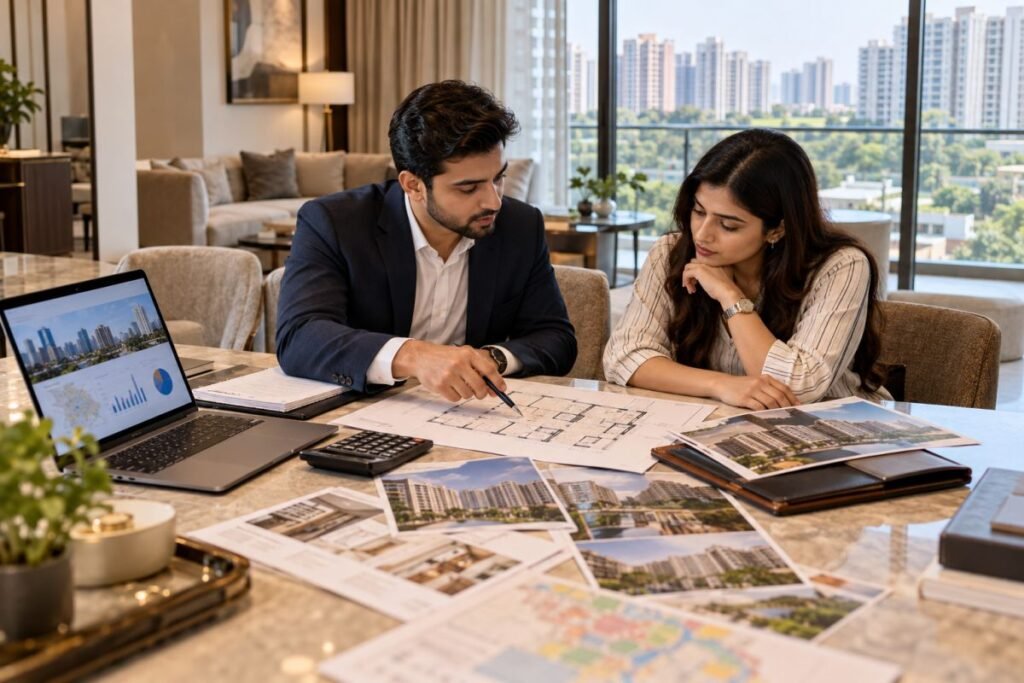 Resale property due diligence and negotiation in Gurugram
