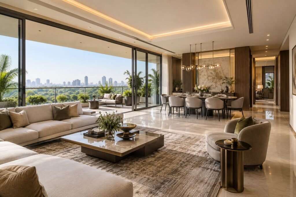 Riviera at AIPL Lake City 3 BHK 4 BHK luxury apartment interior