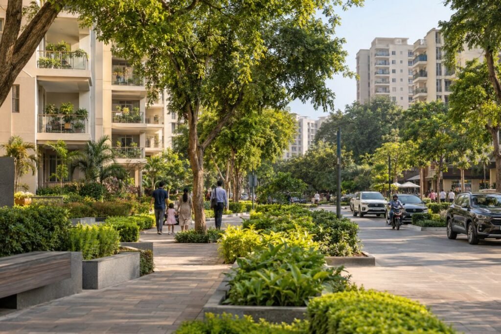 Residential lifestyle and mature infrastructure in Sector 27 Gurugram