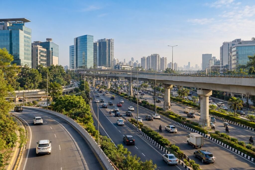 Sector 34 Gurugram NH-48 and Hero Honda Chowk connectivity