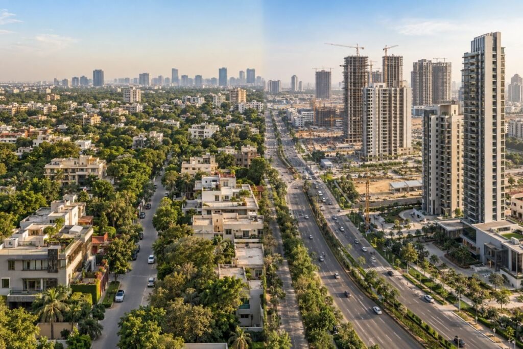Sector 38 versus New Gurugram residential development