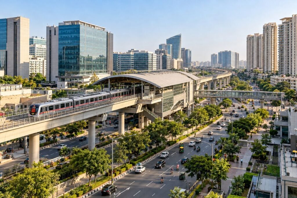 Sector 45 Gurgaon connectivity to Millennium City Centre Metro