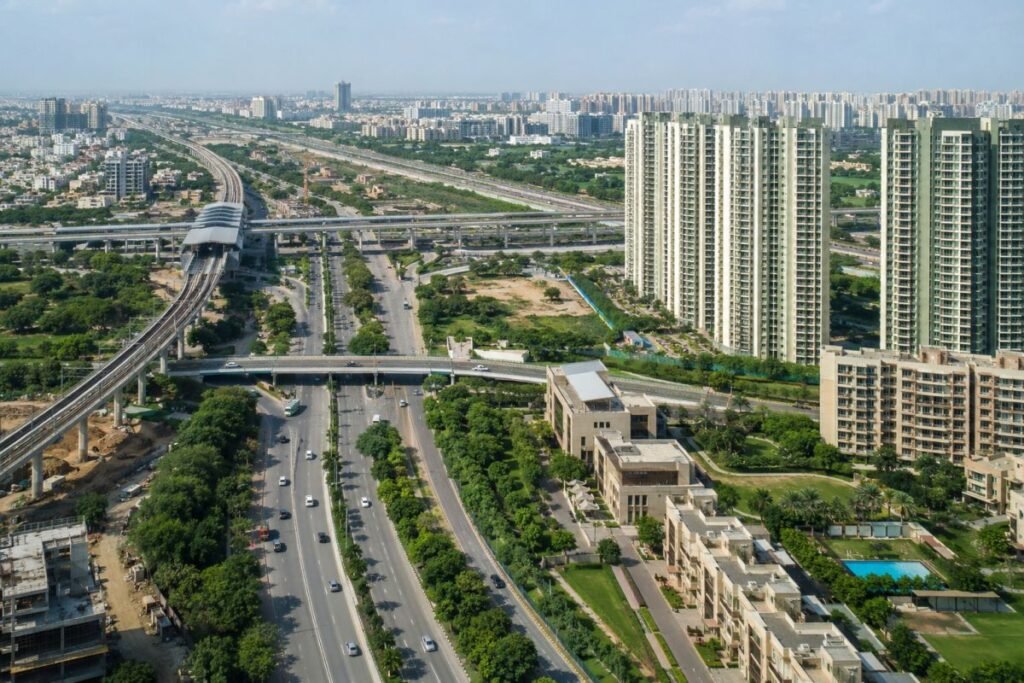 Sector 80 Gurugram connectivity near Dwarka Expressway and NH-48