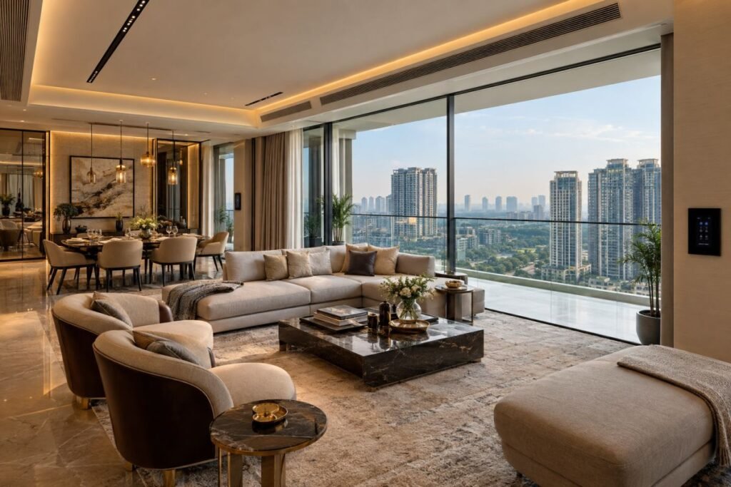 Smart home properties in Gurugram with modern automated interiors