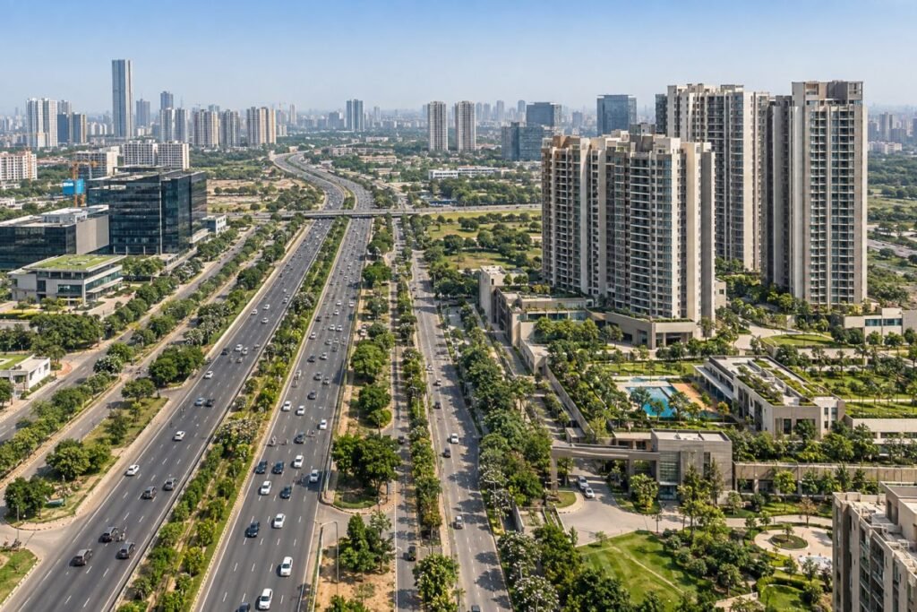 Tulip Crimson location near SPR Sector 70 Gurugram