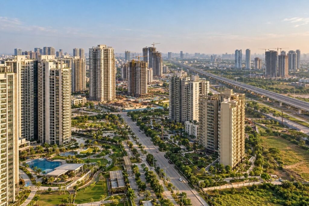 Dwarka Expressway residential sectors and housing developments