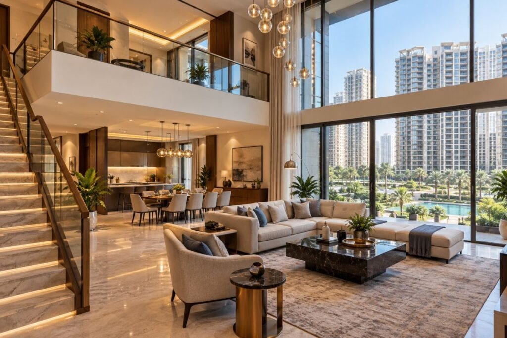Luxury duplex apartment in Gurugram for family living