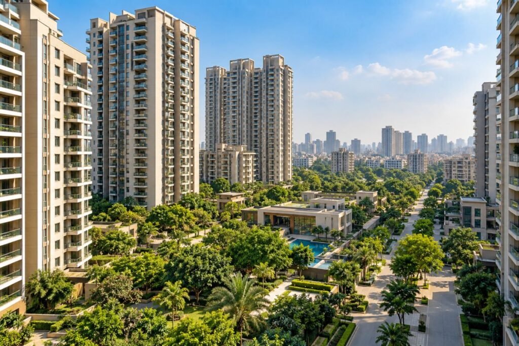 Properties in Sector 52 Gurugram with established residential communities