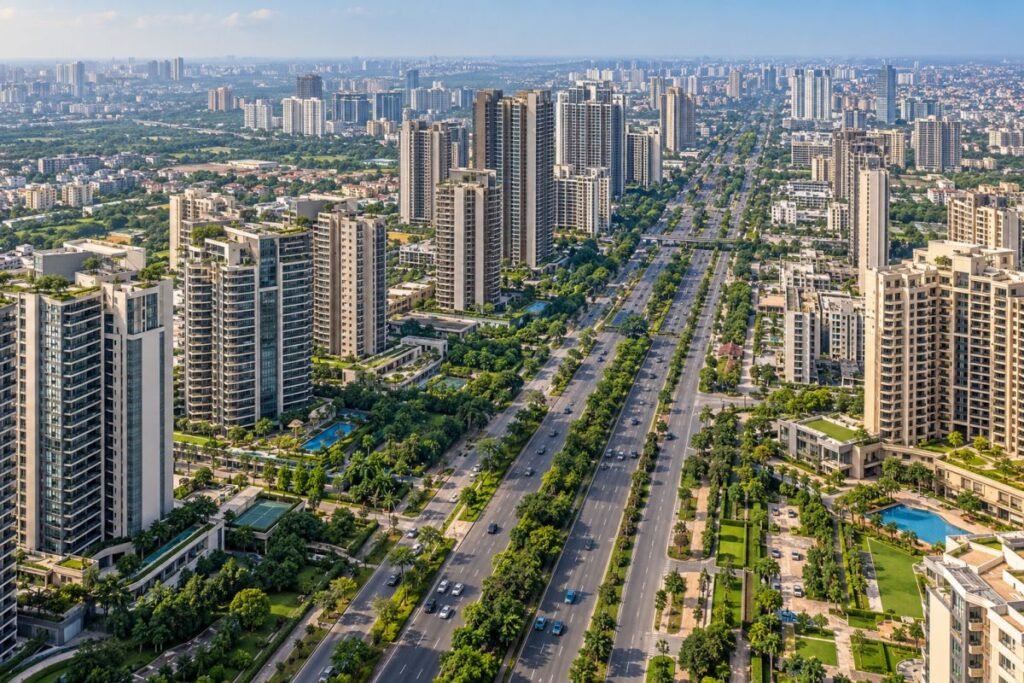 Residential properties in Golf Course Extension Road Gurugram