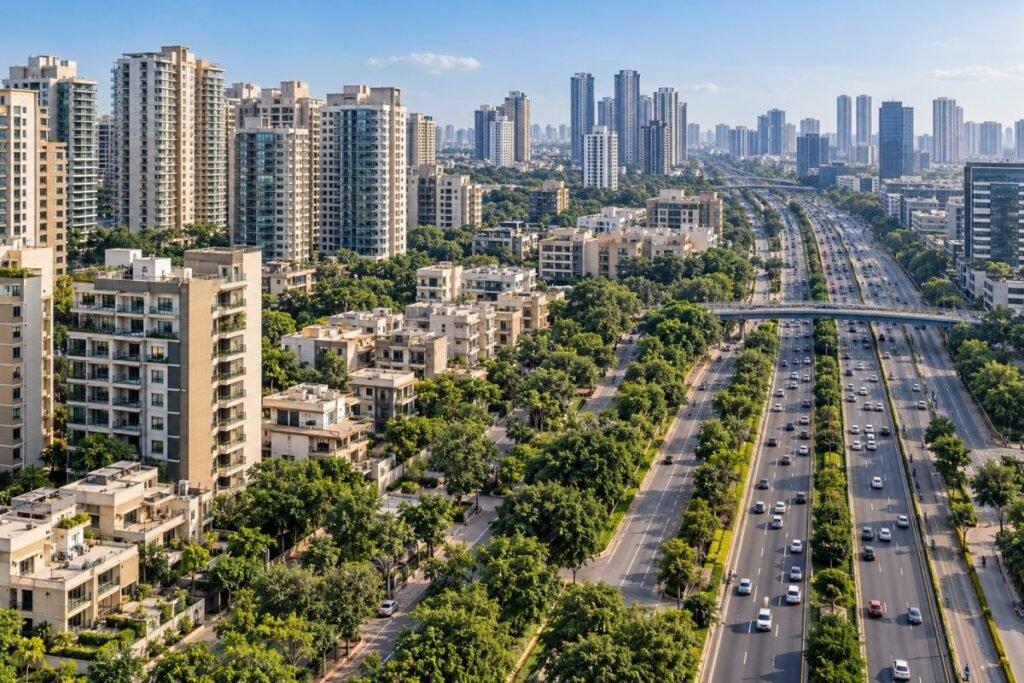 Sector 47 Gurugram connectivity near Sohna Road and Golf Course Extension Road