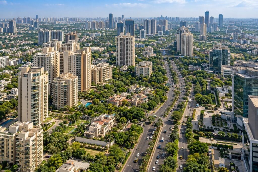 Sector 52 Gurgaon connectivity near Golf Course Road and central Gurugram