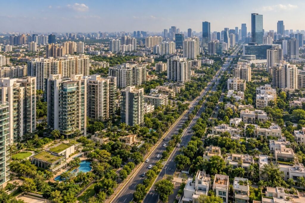Residential sectors 42 43 53 and 54 near Golf Course Road Gurugram