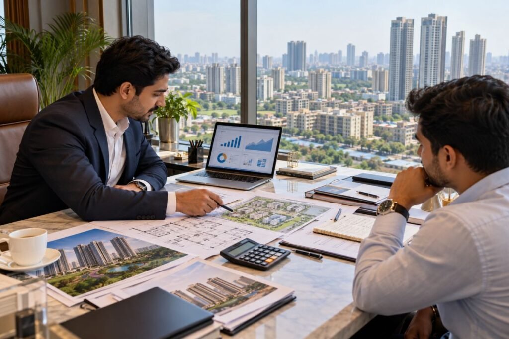 Investor evaluating Tulip Infratech property investment in Gurugram