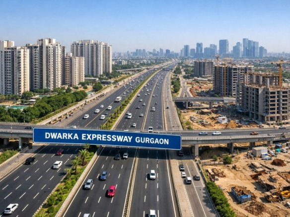 Dwarka Expressway Gurgaon real estate corridor with residential developments and infrastructure