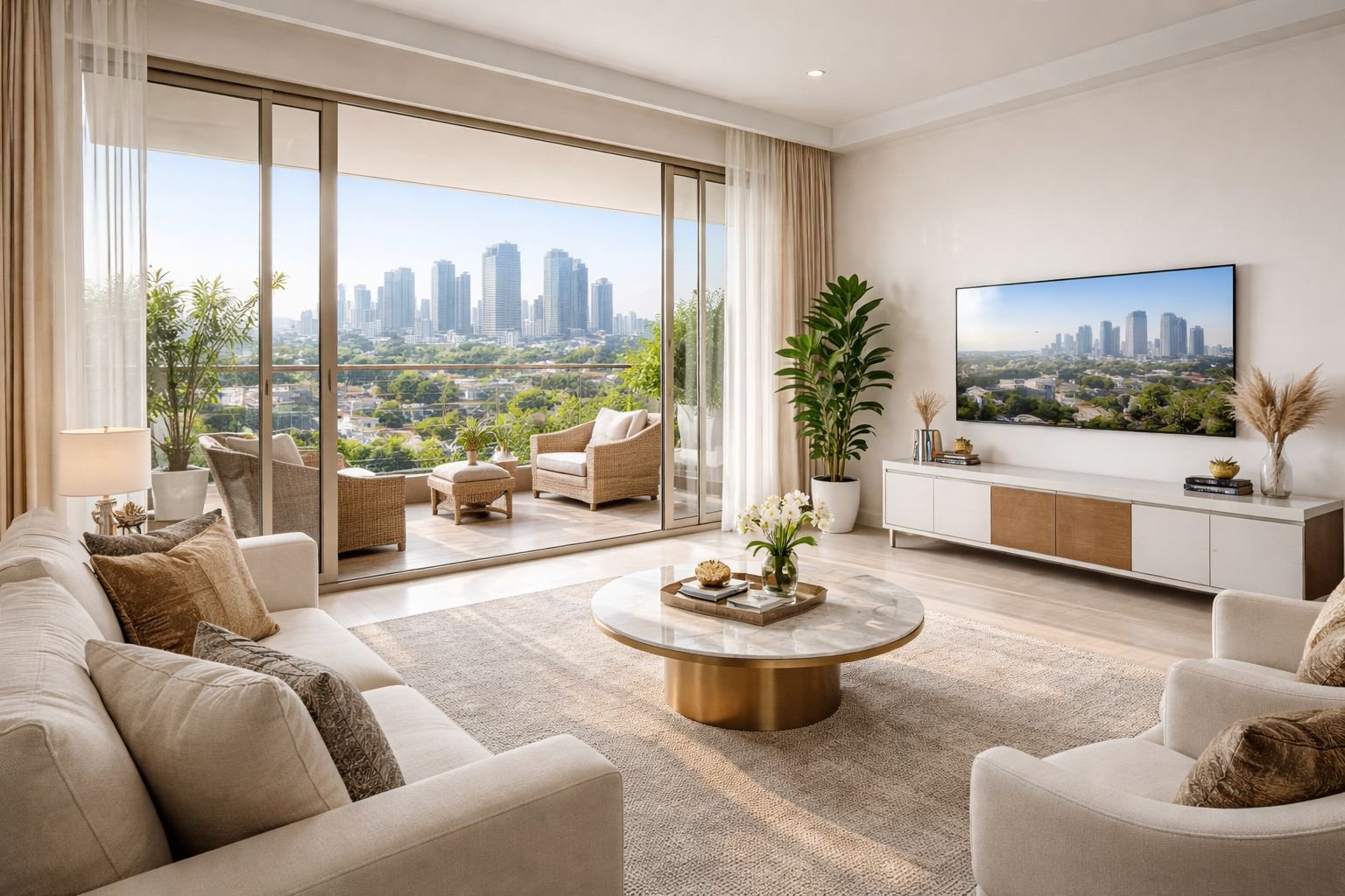 Luxury 3 and 4 BHK apartments in Dwarka Expressway Gurgaon with modern interiors