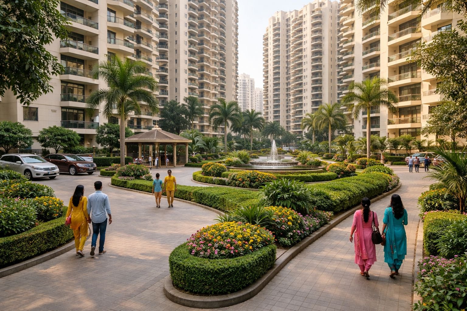 Ready to move flats in New Gurgaon gated society with amenities and residents