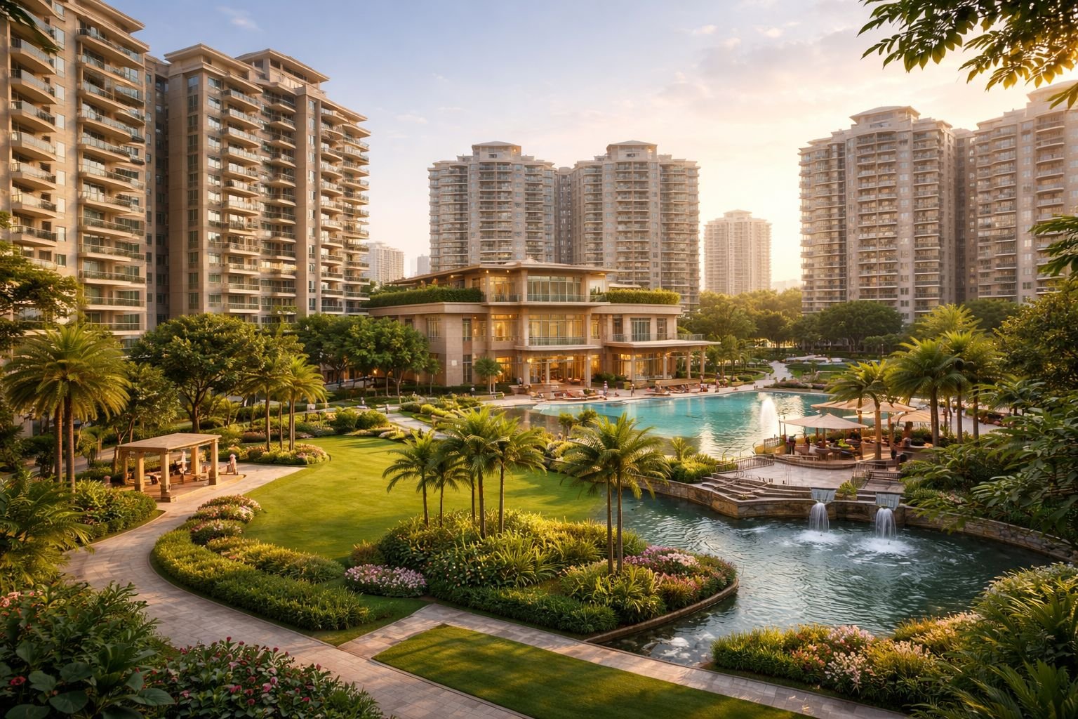 premium residential apartment Gurgaon amenities and layout